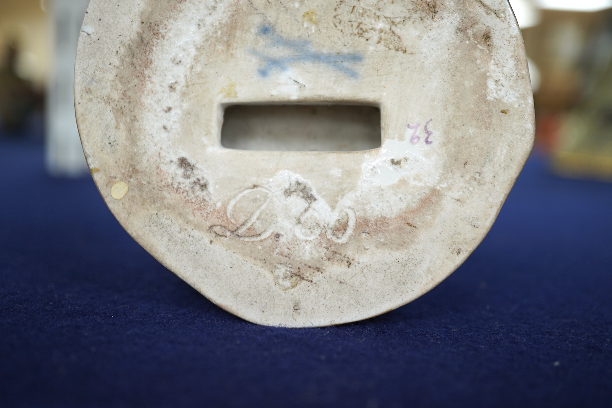 A Meissen porcelain figure, The Racegoers Companion, after Acier, incised number D66, 20cm